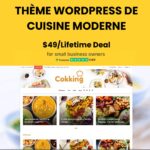 Thème WordPress de Cuisine Moderne – Idéal pour Recettes, Chefs & Passionnés de Gastronomie